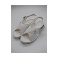 山一 消臭クロスサンダル ホワイト