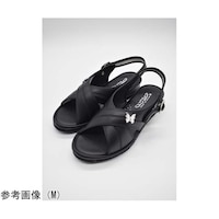 山一 消臭クロスサンダル ブラック