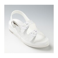 山一 抗菌キルティング2バンドサンダル ホワイト S 7609WHS 7609WHS 1足