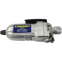 SIGNET エアーインパクトレンチ シルバー 3/8差込 小型サイズ139mm バタフライタイプ 65330 65330 1台