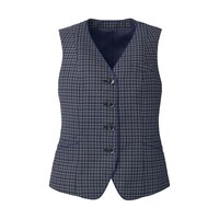 カーシーカシマ ENJOY ベスト NEUTRAL CHECK ネイビー 9号 EAV825 EAV825 1枚