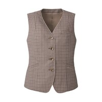 カーシーカシマ ENJOY ベスト NEUTRAL CHECK モカ 7号 EAV825 EAV825 1枚