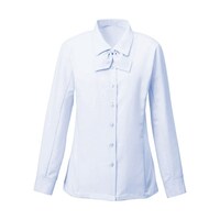 カーシーカシマ ENJOY 長袖リボンブラウス Softkarseystretch ブルー 13号 EWB386 EWB386 1枚