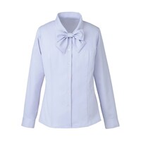 カーシーカシマ ENJOY 長袖リボンブラウス AIR CON PIQUE ブルー 19号 EWB433 EWB433 1枚