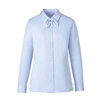 カーシーカシマ ENJOY シャツブラウス TRICOT KNIT KERSEY ブルー 11号 EWB692 EWB692 1枚