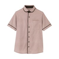 カーシーカシマ HEARTGREEN 半袖ニットシャツ