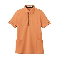 カーシーカシマ HEARTGREEN 半袖ロングポロシャツ サニーオレンジ LL HSP004 HSP004 1枚