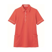 カーシーカシマ HEARTGREEN 半袖ロングポロシャツ コーラルピンク 5L HSP004 HSP004 1枚