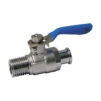 アズワン ミニボールバルブ ドレン型 R1/4×12mm MD212