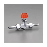 アソー φ 8.0mm×φ 8.0mm ニードルバルブ(ステム型)EA426CY208A