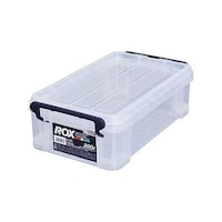 アズワン 200x350x110mm/ 4L バックル付収納ケース(12個) EA506MB2BA EA506MB2BA 1セット