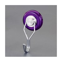 アズワン φ32mm/30kg マグネットフック(スイベル式/紫) EA781ET76A EA781ET76A 1個