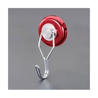 アズワン φ36mm/40kg マグネットフック(スイベル式/赤) EA781ET82A EA781ET82A 1個