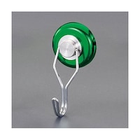 アズワン φ36mm/40kg マグネットフック(スイベル式/緑) EA781ET85A EA781ET85A 1個