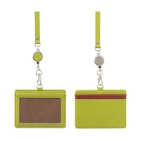 セキセイ IDカードホルダー(ストラップ付/黄緑) EA956VA603A