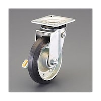 東正車輌 150mm キャスター(自在固定切替・左ブレーキ) EA986PN203 EA986PN203 1個