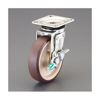 東正車輌 150mm キャスター(自在固定切替/右ペダル) EA986PN207 EA986PN207 1個