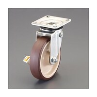 東正車輌 150mm キャスター(自在固定切替/左ペダル) EA986PN208 EA986PN208 1個