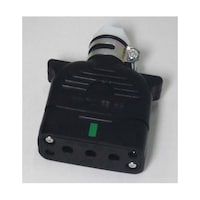 アズワン 平型安全コネクタ プラグ側 H103P H103P 1個