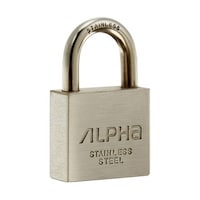 アルファ ステンレス南京錠(同一キー)30mm No.N274030 KA