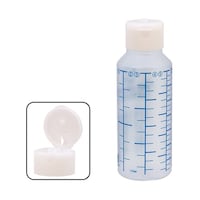 金鵄製作所 NK投薬瓶 100mL 青色目盛 ワンタッチキャップ(ホワイト:白) 1箱(200本入) B31A0000WH B31A0000WH 1箱