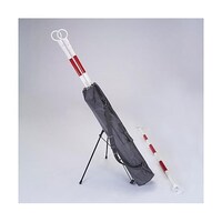 ミツギロン 1.32.0m 伸縮ガードバー(赤/白3本/バッグ付) EA983FV22S EA983FV22S 1セット