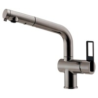 カクダイ シングルレバー混合栓 ダークシルバー 118051DS 118051DS 1個