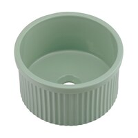カクダイ 丸型手洗器 グリーン 493246GR 493246GR 1個