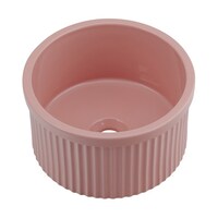 カクダイ 丸型手洗器 ピンク 493246P 493246P 1個