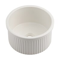 カクダイ 丸型手洗器 ホワイト 493246W 493246W 1個