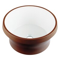 カクダイ 丸型手洗器 ココナッツ 493264DW 493264DW 1個