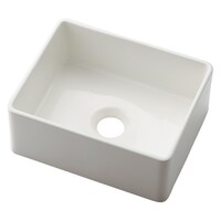 カクダイ 角型手洗器 ホワイト 493272W 493272W 1個