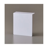 日本緑十字社 高輝度蓄光標識貼付用プレート 天井用 TEP1212 130×122mm 白 樹脂製 377017