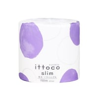 イトマン イットコスリム トイレットペーパー 150mシングル 1ロール個包装×48個入 10150024 10150024 1ケース