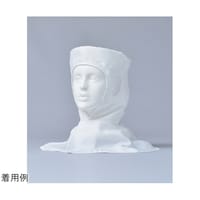 東洋リントフリー ヘアネット一体型フード 白 LL 3K2459KW LL