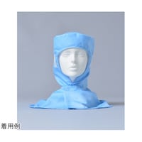 東洋リントフリー ヘアネット一体型フード 青 L 3K2459B L