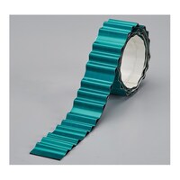 日本緑十字社 波状プリズム反射テープ グリーン MWR4592G 45mm幅×920mm 高輝度+広角反射タイプ 265055