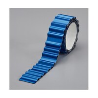 日本緑十字社 波状プリズム反射テープ ブルー MWR4592BL 45mm幅×920mm 高輝度+広角反射タイプ 265058