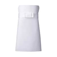 サーウ゛ォ ミドル丈 調理前掛け ホワイト F A36 A36 1枚