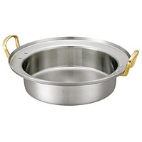 中尾アルミ製作所 キングデンジ すきやき鍋 浅型 33cm 4826110 1個