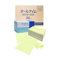 東京メディカル カウンタークロス 厚口大判 イエロー 1ケース(30枚×6箱入) FT355 1ケース