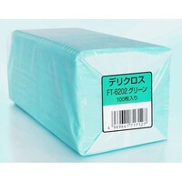 東京メディカル デリクロス グリーン 20×20cm 1ケース(100枚×40袋入) FT6202 1ケース