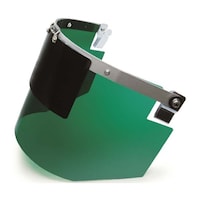 三共コーポレーション フェイスシールド ヘルメット型 ワイド グリーン #805408 #805408 1個