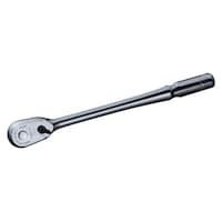 京都機械工具 差込角9.5SQコンパクトロングラチェットハンドル ギア数90 全長175mm NBRC390L NBRC390L 1丁