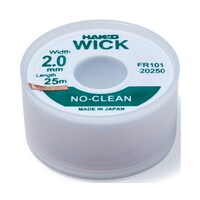 白光 はんだ吸取線 ウィック FR101 ノークリーン 2mm×25m FR10120250J FR10120250J 1個