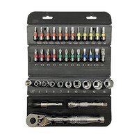 SIGNET 車載工具に最適 37点組 ロールチョイス 差込角1/4SQ ソケット&ビットセット 22041 22041 1セット