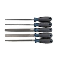 SIGNET 鉄の加工や研磨 5点組 5形状鉄工ヤスリセット 刃長200mm 46170 46170 1セット