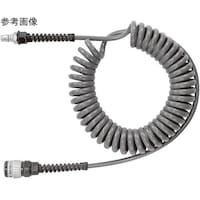 日東工器 NKコイルホース ポリウレタン樹脂チューブΦ6.5×Φ10 最大使用範囲2m NKC603B 1個