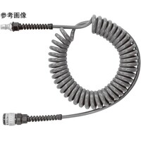 日東工器 NKコイルホース ポリウレタン樹脂チューブΦ6.5×Φ10 最大使用範囲4m NKC605B 1個