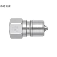 日東工器 SPカプラ Type A(プラグ)鋼鉄(ニッケルめっき)NBR R1 1/4オネジ取付用 10PA STEEL NBR 1個